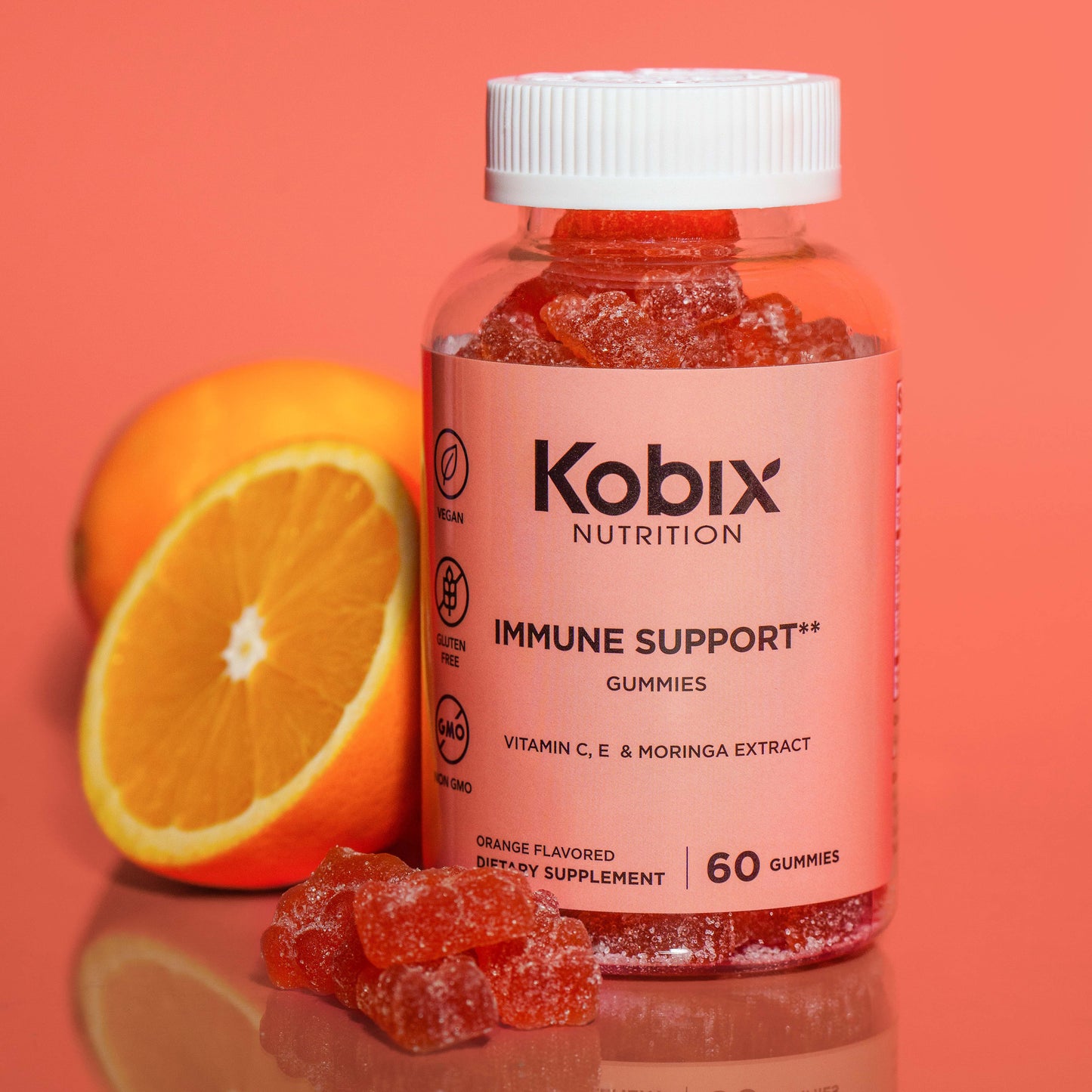 Immune Support Gummies Bottle