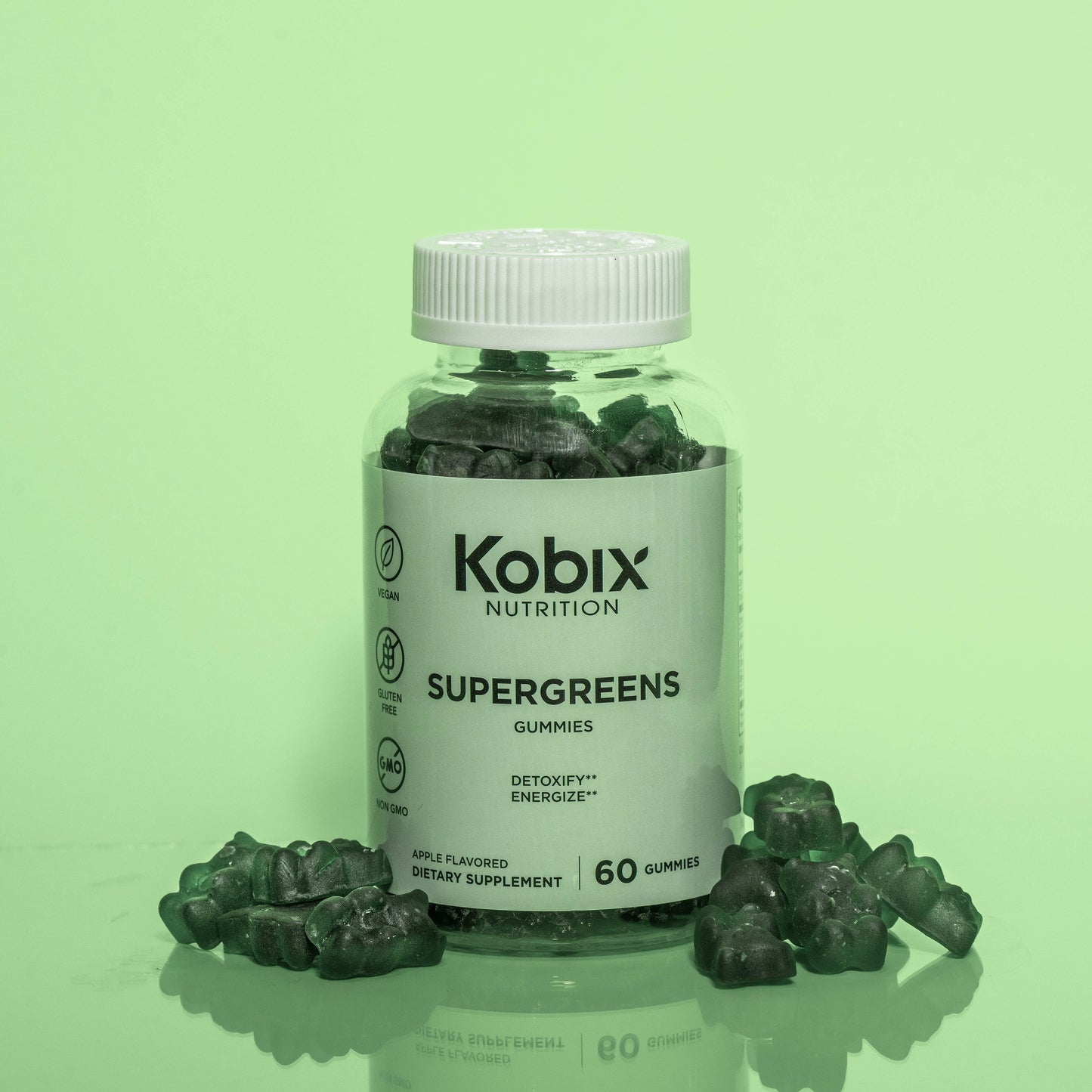 Supergreens Gummies Bottle