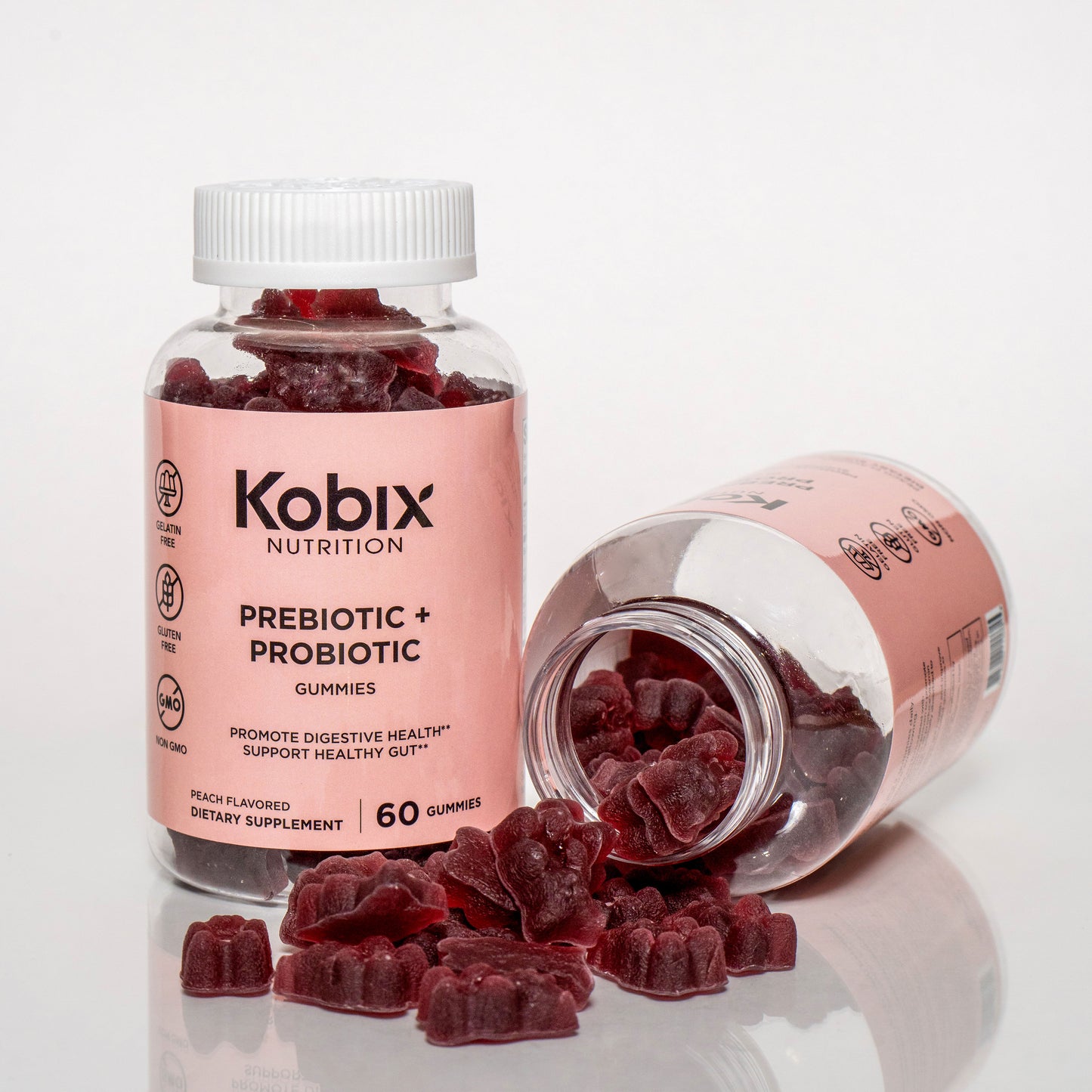 Prebiotics + Probiotic Gummies Bottle