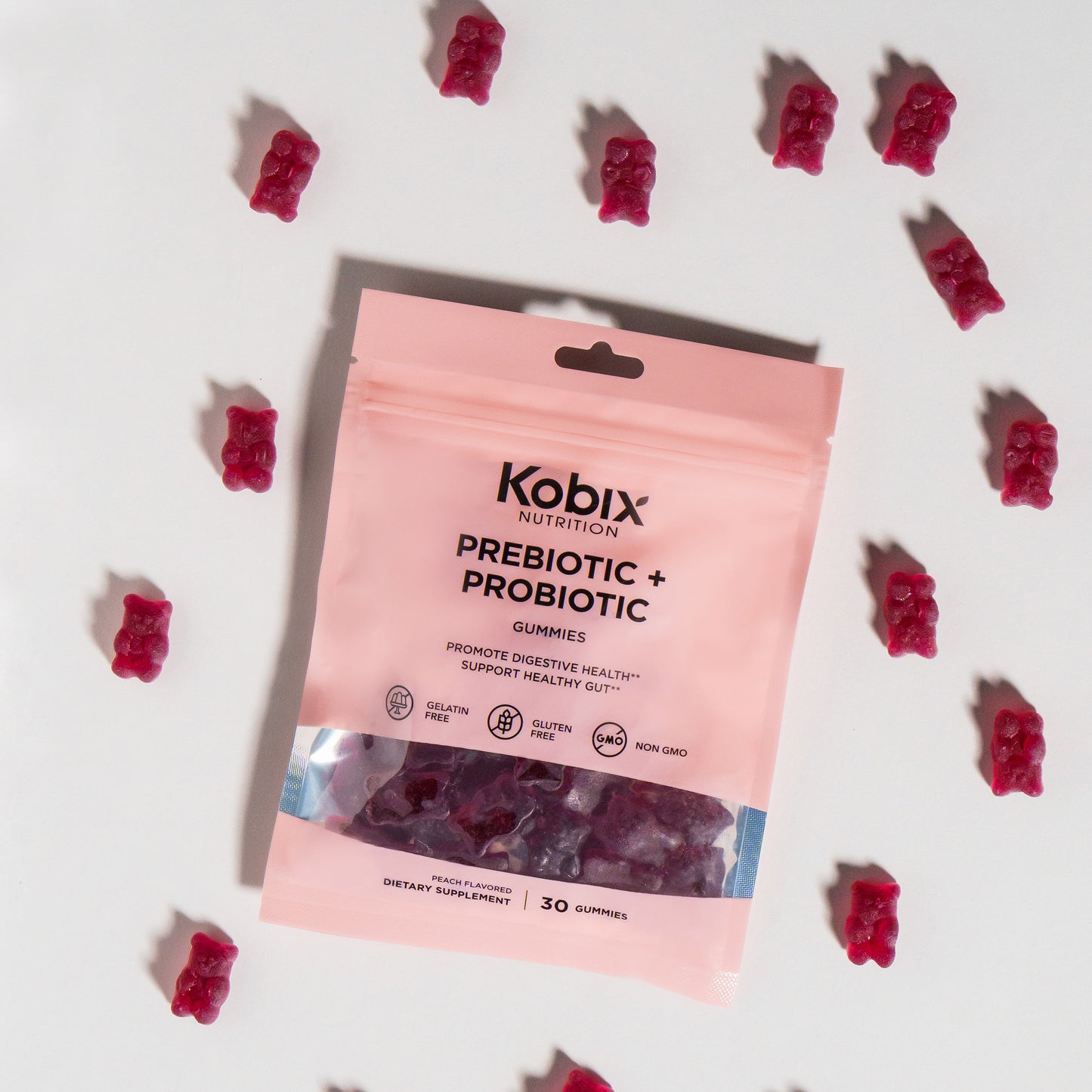 Prebiotic + Probiotic Gummies Pouch