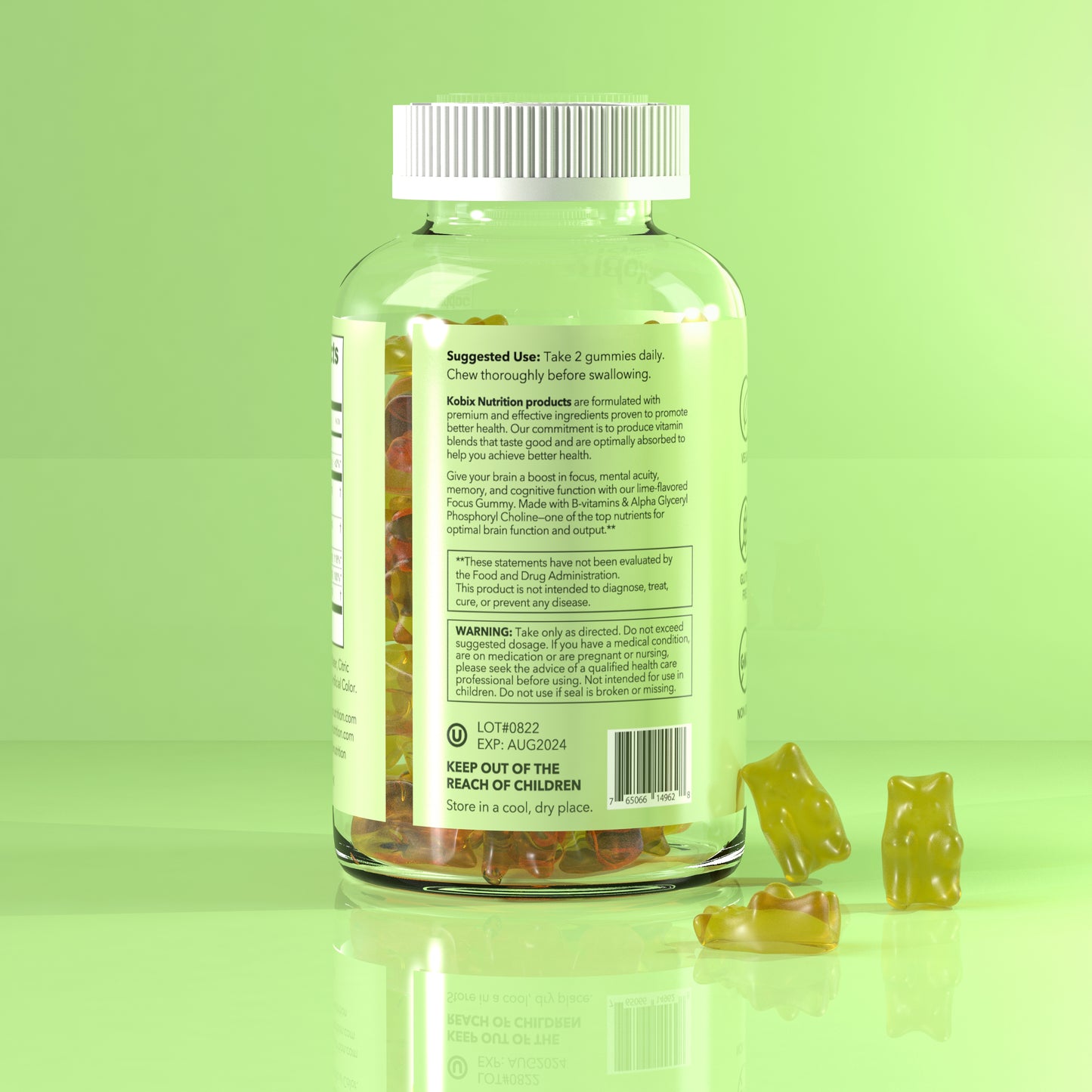 Focus Gummies Bottle