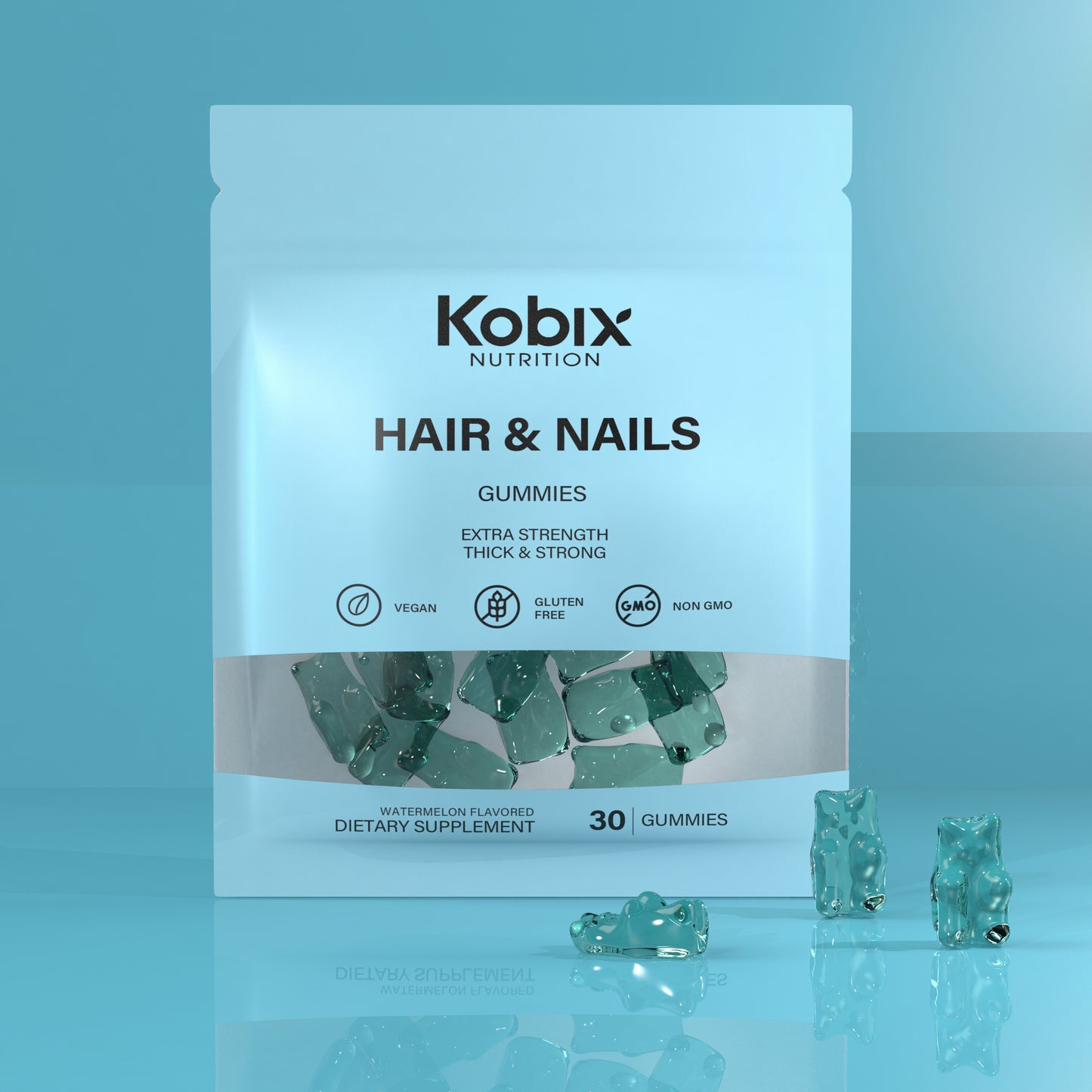 Hair & Nails Gummies Pouch