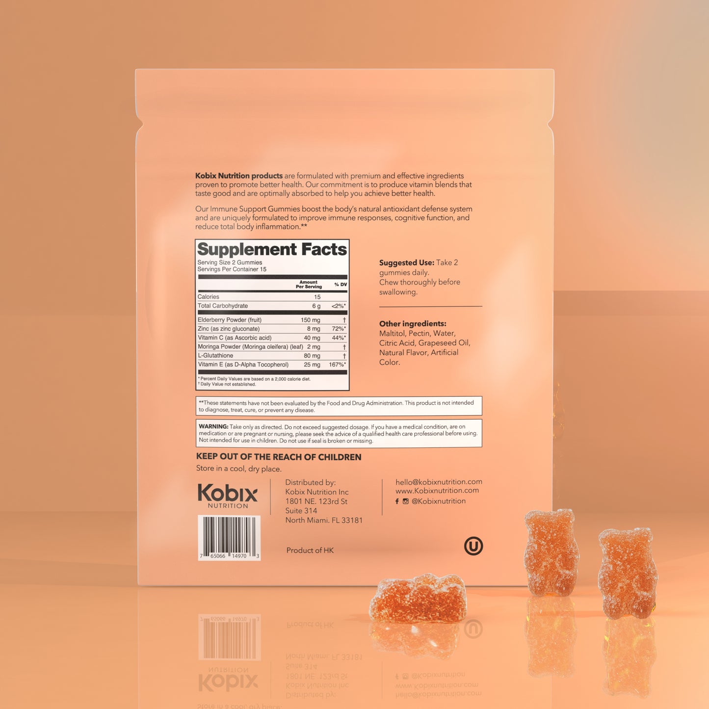 Immune Support Gummies Pouch