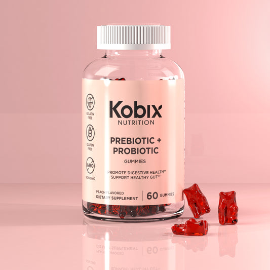 Prebiotics + Probiotic Gummies Bottle