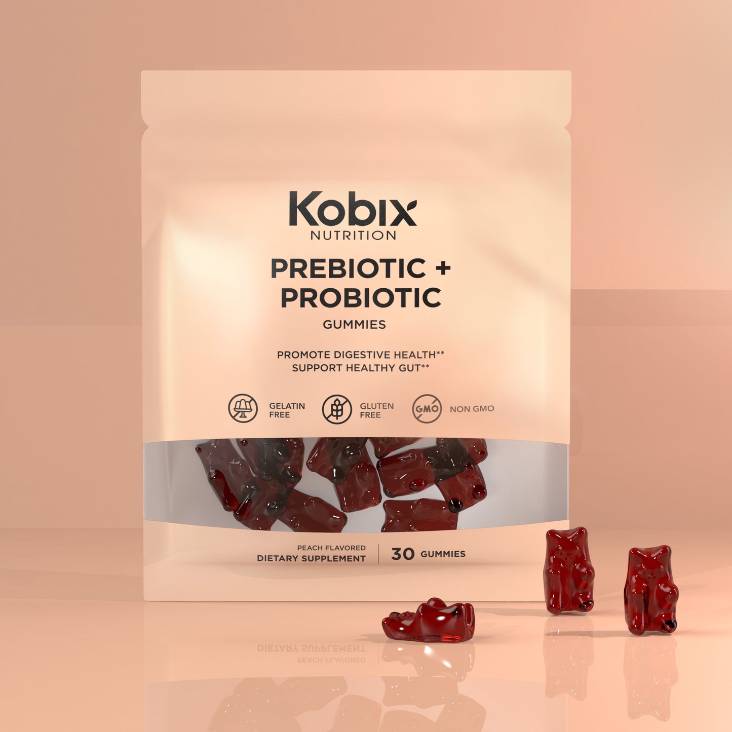 Prebiotic + Probiotic Gummies Pouch