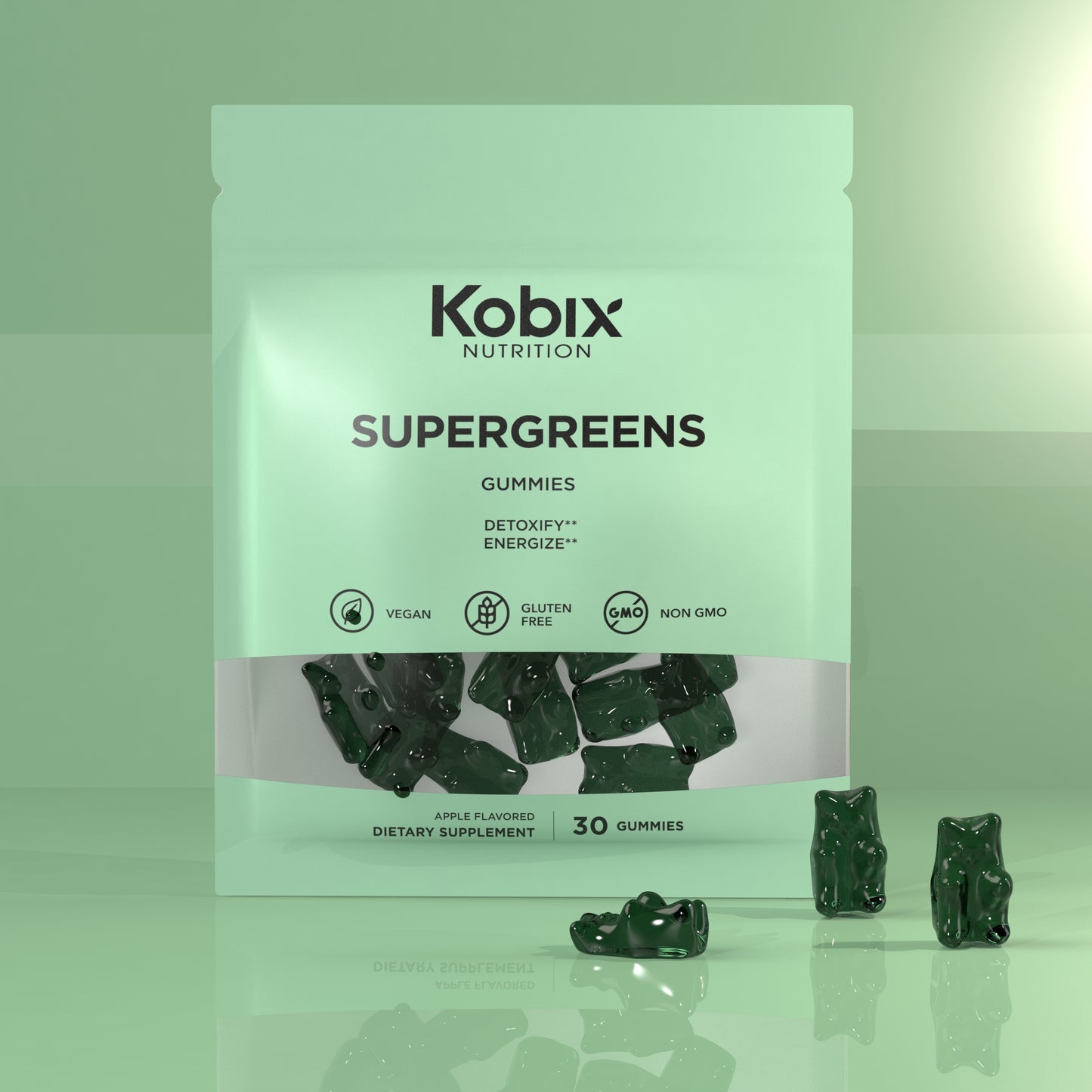 Supergreens Gummies Pouch